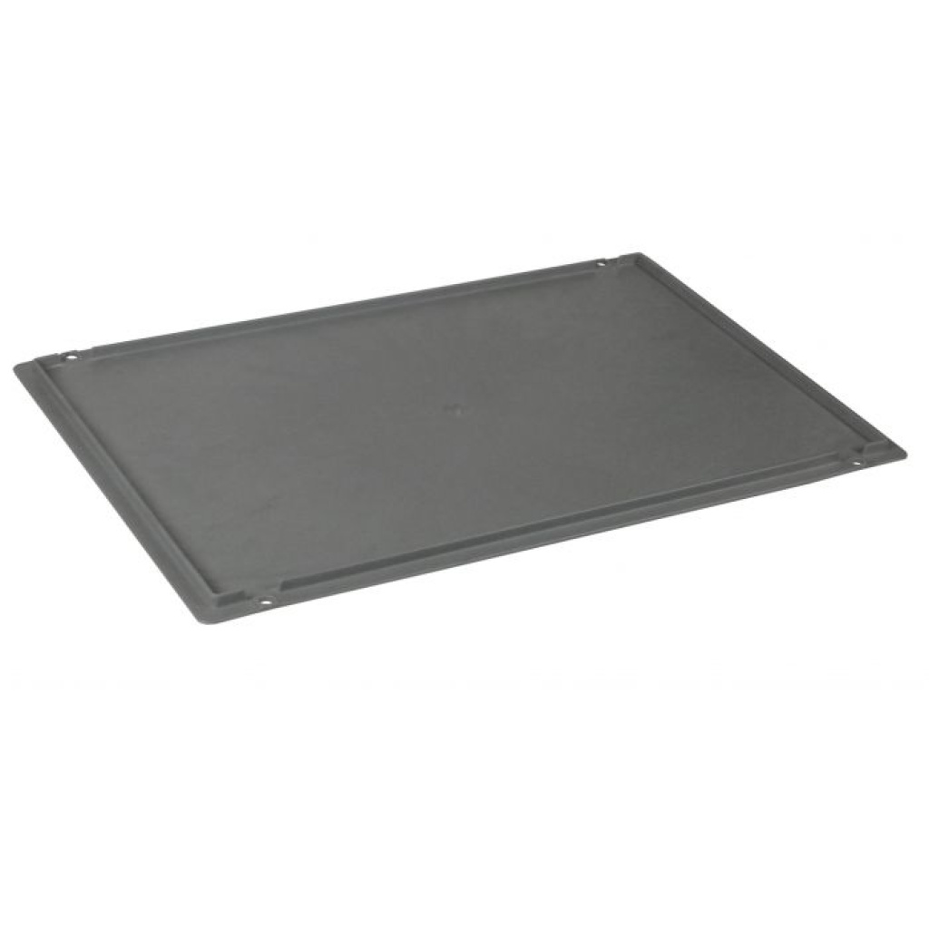 Pizza Dough Tray Lid Grey 600 x 400 CaterServeUK