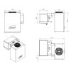Walk In Refrigerated Room includes Wall Mounted Chiller Compressor +2/+8 2400w x 2100d x 2200h - Image 3