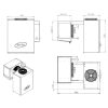 Combisteel Walk In Refrigerated Room Includes Wall Mounted Freezer Compressor – 10/-20 2400w x 2100d x 2200h - Image 4