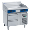 Blue Seal 1200mm Heavy Duty Gas Griddle - Refrigerated Base - GP518-RB
