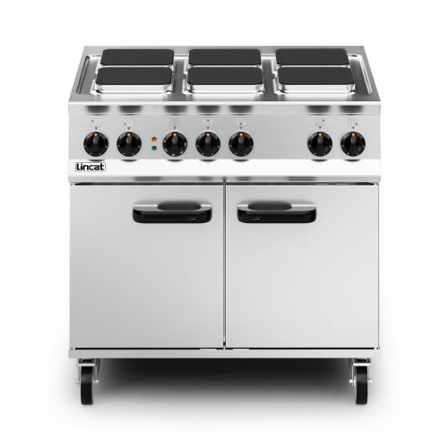 Lincat Opus 800 6 Hotplate Electric Oven Range - OE8008 - Image 3