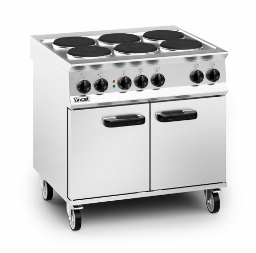 Lincat Opus 800 6 Hotplate (round) Electric Oven Range - OE8016