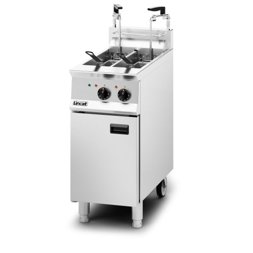 Lincat Opus 800 Twin Tank Electric Fryer - OE8105/OP (400mm wide) - Image 2