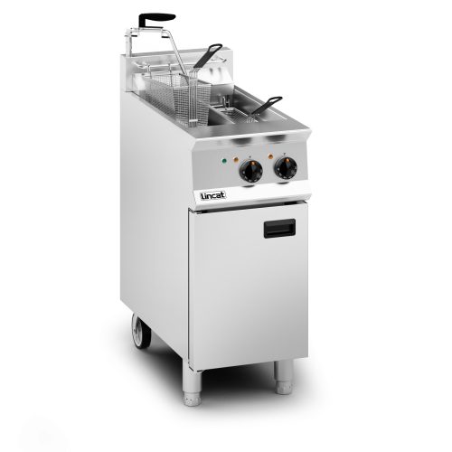 Lincat Opus 800 Twin Tank Electric Fryer - OE8105/OP (400mm wide)