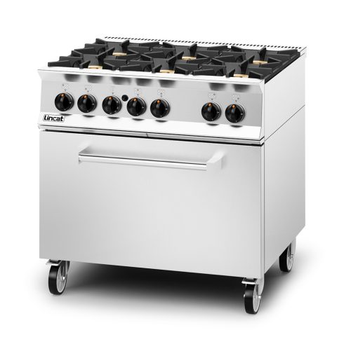 Lincat Opus 800 6 Burner Open Top Gas Oven Range With Drop Down Door- OG8002/DD - Image 2