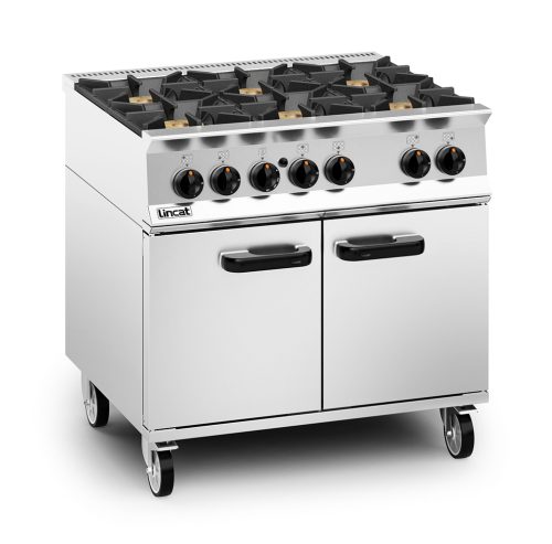 Lincat Opus 800 6 Burner Open Top Dual Fuel Oven Range - OD8007