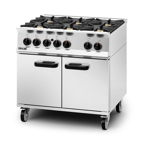 Lincat Opus 800 6 Burner Open Top Dual Fuel Oven Range - OD8007 - Image 2