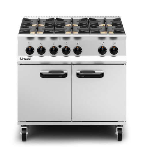 Lincat Opus 800 6 Burner Open Top Dual Fuel Oven Range - OD8007 - Image 3