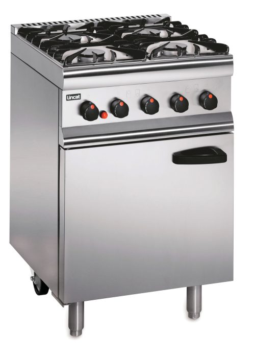 Lincat Silverlink 600 4 Burner Gas Oven With Castors At Rear - SLR6C