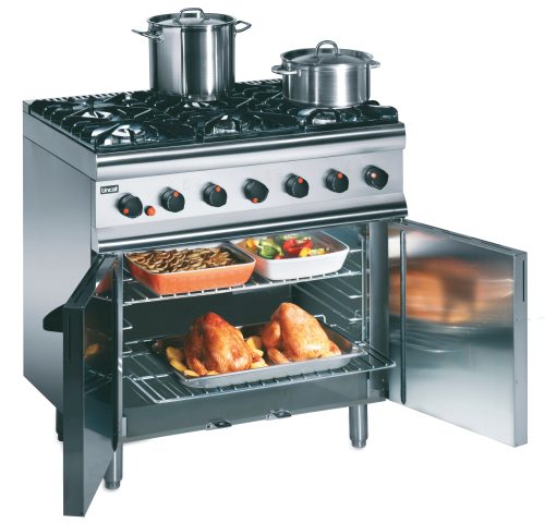 Lincat Silverlink 600 4 Burner Gas Oven With Castors At Rear - SLR9C